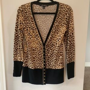 Leopard Print Cardigan